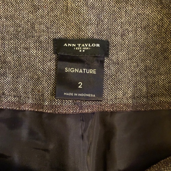 Ann Taylor Signature Wool Blend Lined Pants sz 2 - Picture 5 of 12